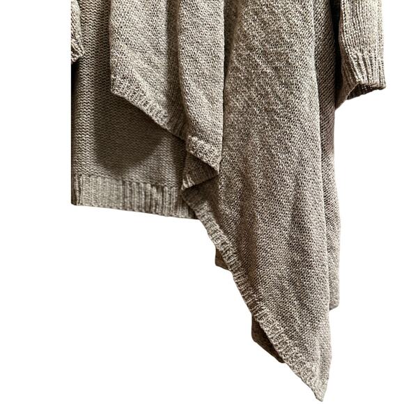 August Silk Tan Knit Cardigan - Size Large - Picture 6 of 7